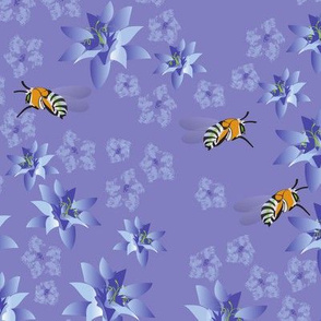 Australian Native Blue Banded Bees 