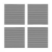 Bankers black and white quarter-inch stripes by Su_G_©SuSchaefer