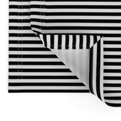 Bankers black and white quarter-inch stripes by Su_G_©SuSchaefer