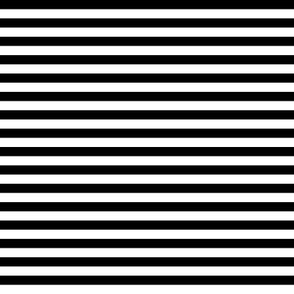 Bankers black and white quarter-inch stripes by Su_G_©SuSchaefer