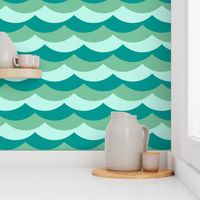 04160293 : scallop wave zigzag : surf