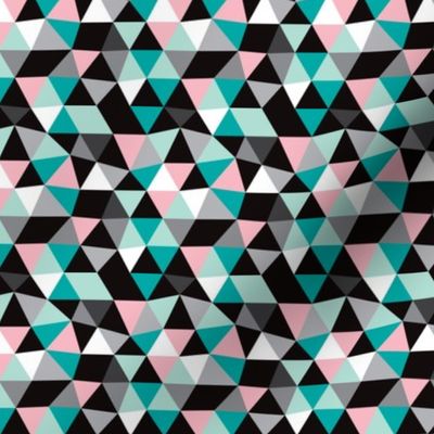 Pastel modern geometric triangle pattern SMALL