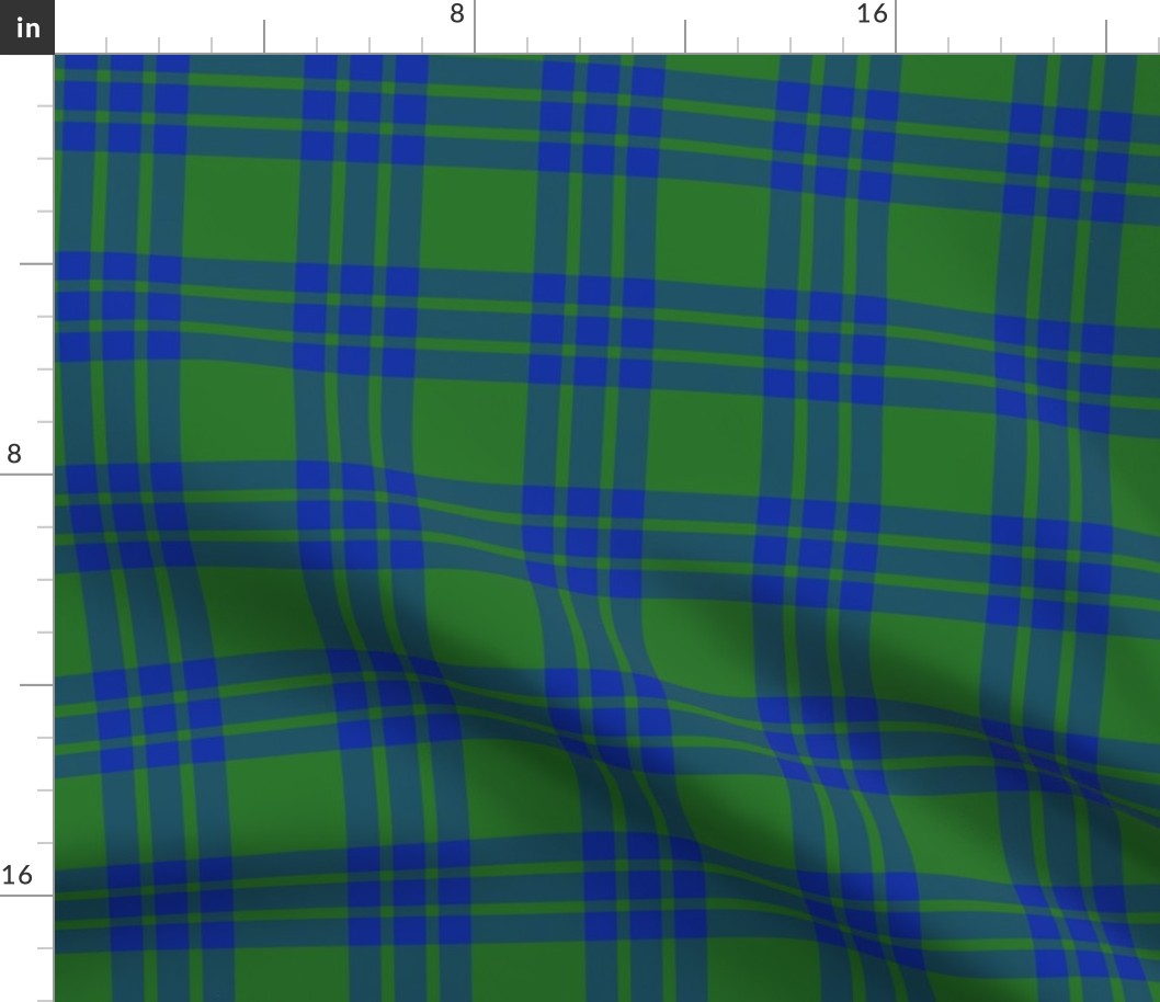 Montgomery / Montgomerie tartan, 6" bright, Vestiarium Scoticum 1842