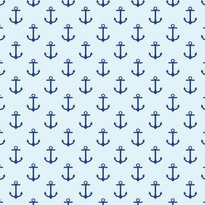 Preppy Anchor Sky Blue