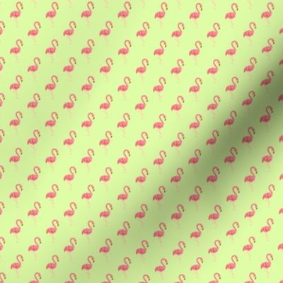 Preppy Flamingo Pistachio