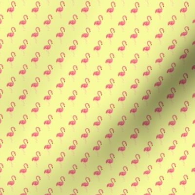 Preppy Flamingo Yellow