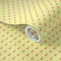 Preppy Flamingo Yellow