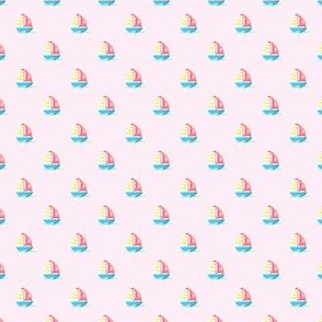 Preppy Sailboat Pink