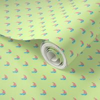 Preppy Sailboat Pistachio