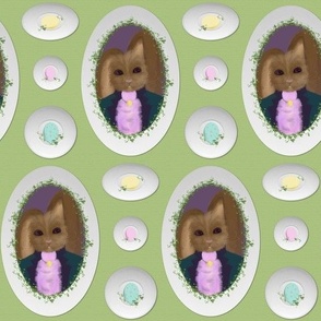 Peter Cottontail's Egg Plates ~ Small 
