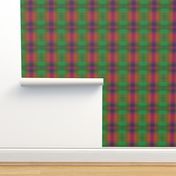 Orange Green Purple Madras Plaid