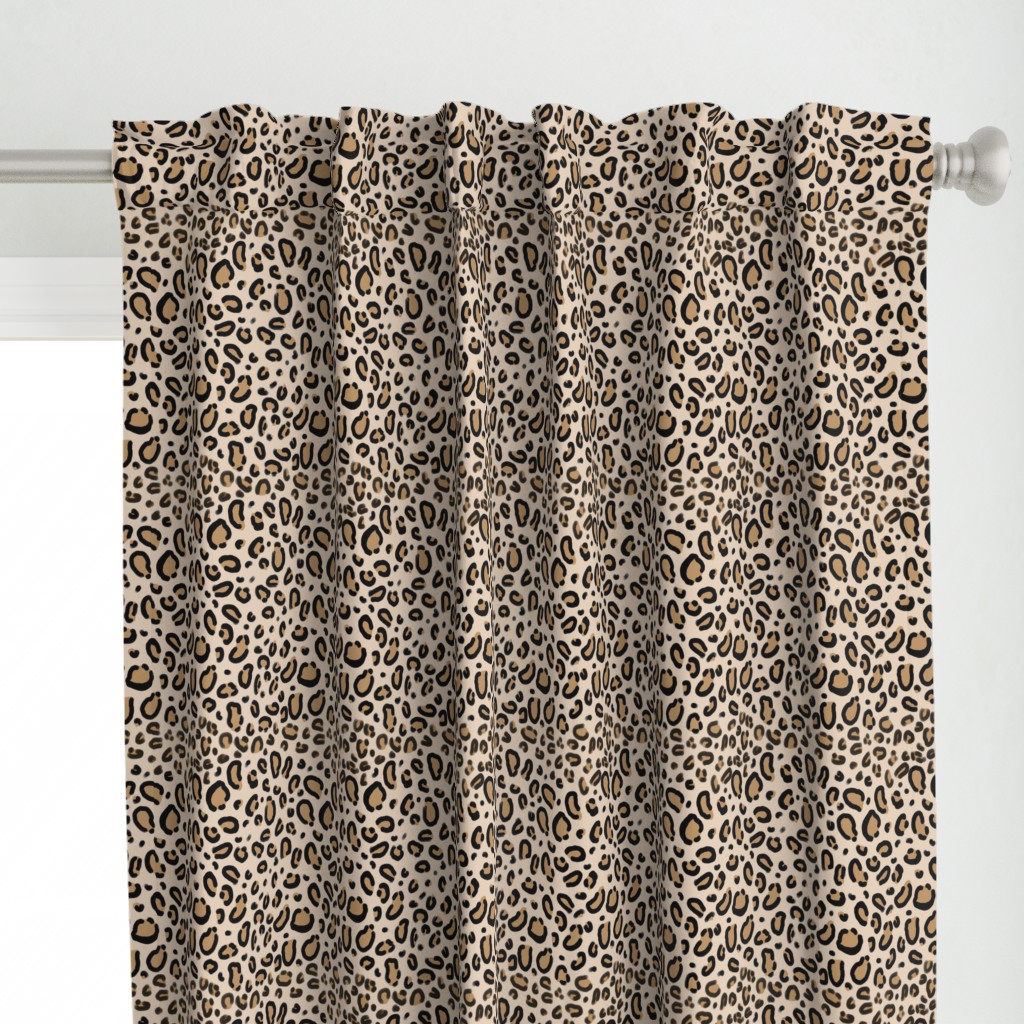 leopard print - tan natural animal cheetah safari print