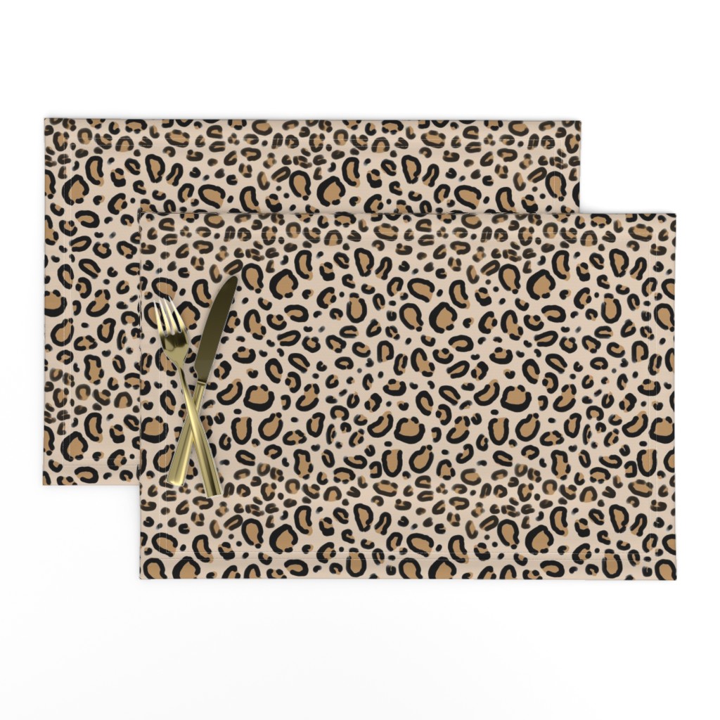 leopard print - tan natural animal cheetah safari print