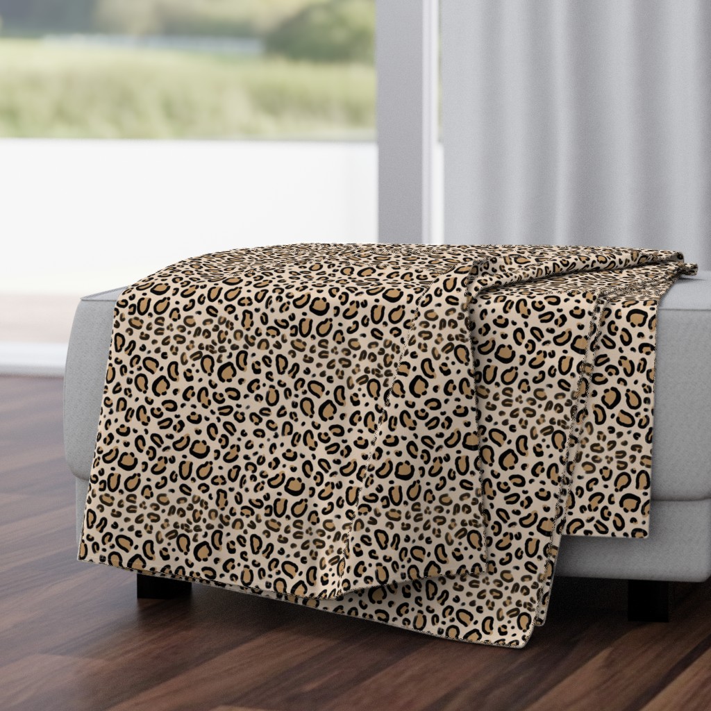 leopard print - tan natural animal cheetah safari print