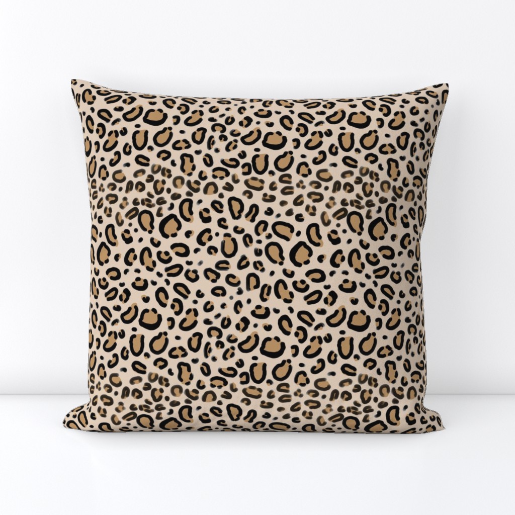 leopard print - tan natural animal cheetah safari print