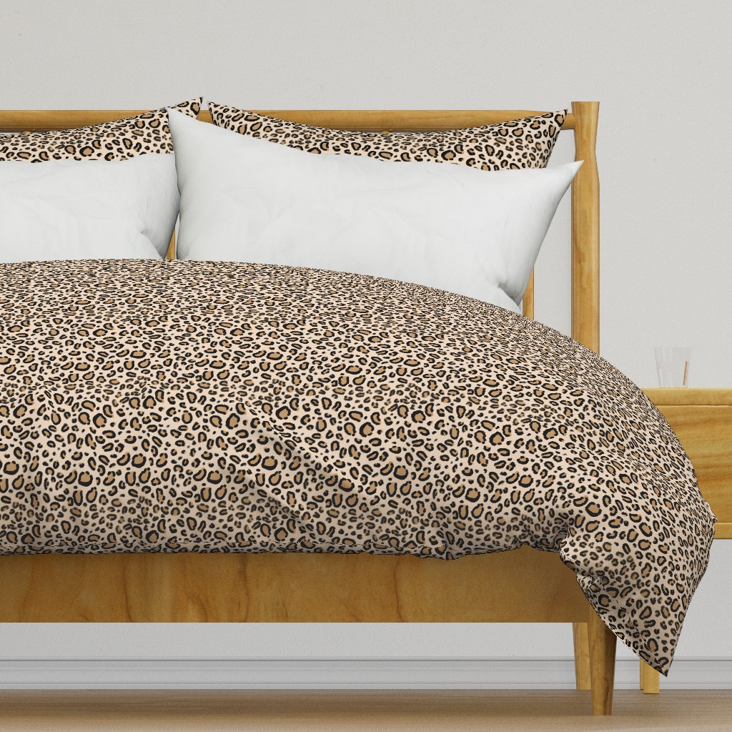 leopard print - tan natural animal cheetah safari print