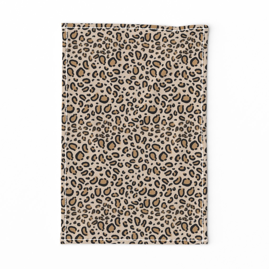 leopard print - tan natural animal cheetah safari print