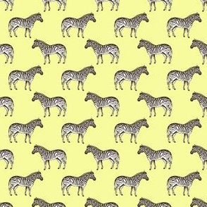 Preppy Zebra Yellow