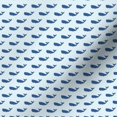 Preppy Whale Sky Blue