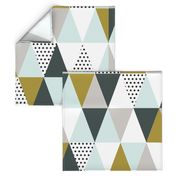 Triangle cheater quilt- boy