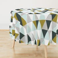 Triangle cheater quilt- boy