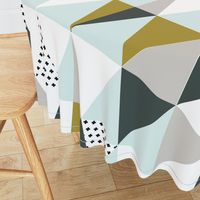 Triangle cheater quilt- boy