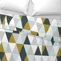 Triangle cheater quilt- boy