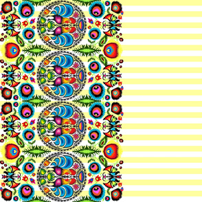 Wycinanka_003_Border_Print_Yellow_Stripes