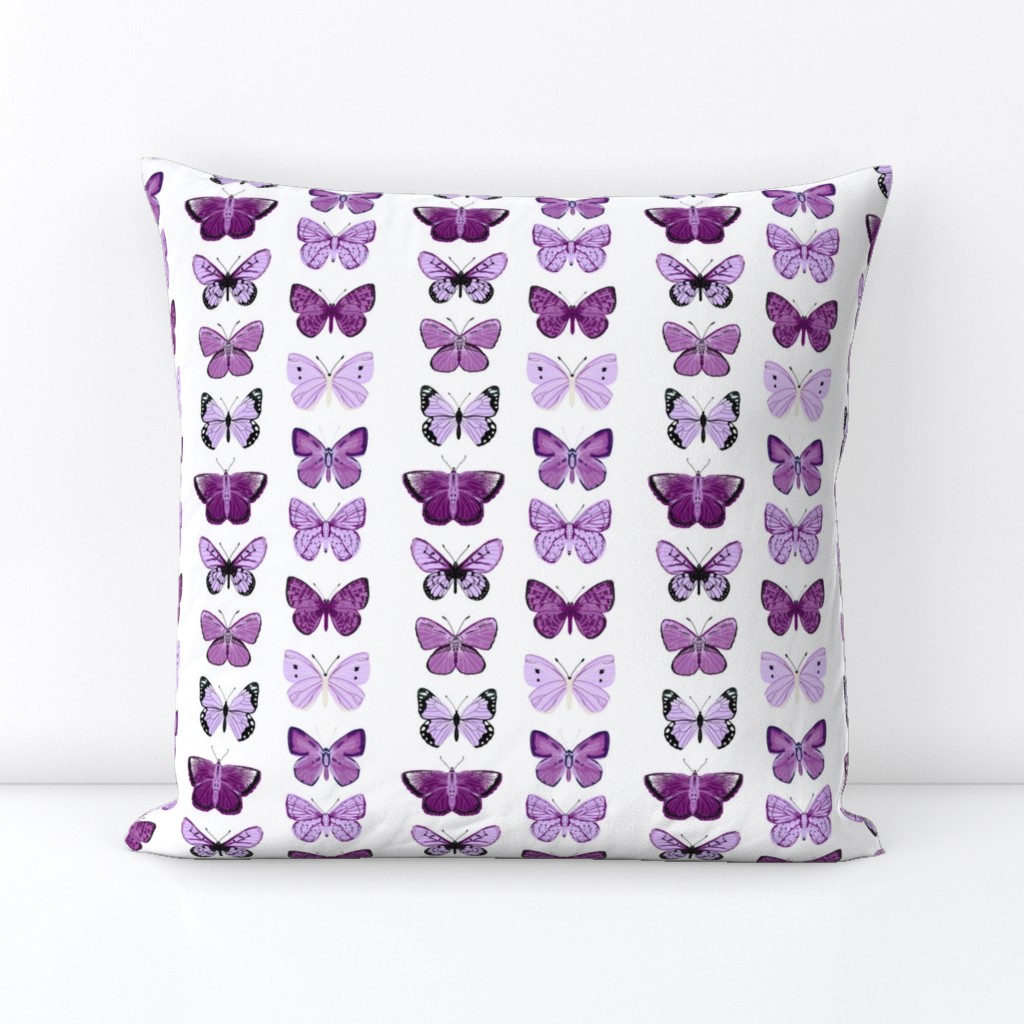 butterflies // purple spring pastel girly print 