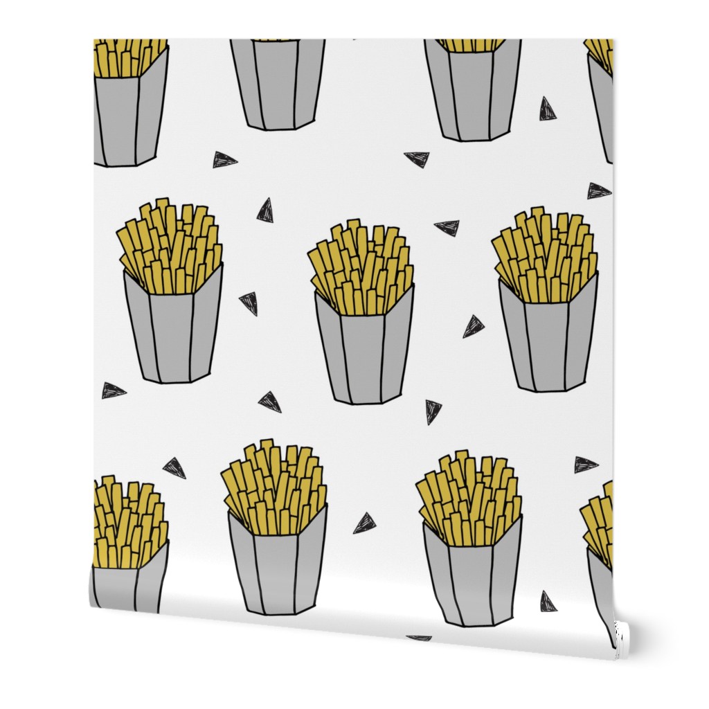 french fries // novelty food junk food fast food print