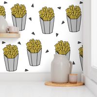 french fries // novelty food junk food fast food print