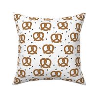 pretzel fabric // brown food bread foods kitchen kids summer funny