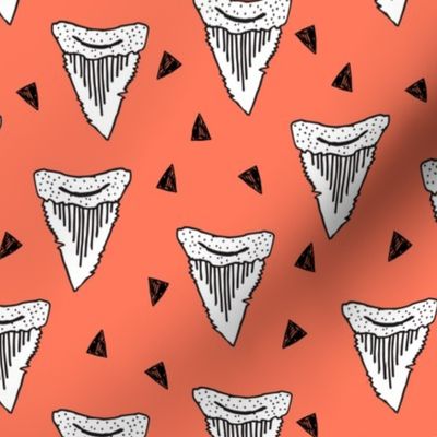 shark tooth // sharks shark teeth shark fabric kids room boys little boys fabric shark teeth design by andrea lauren