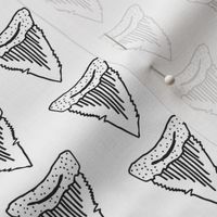 shark tooth // white kids summer andrea lauren fabric boys kids room 