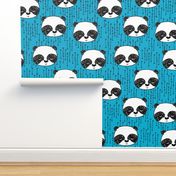 pandas // panda head cute panda fabric kawaii cute pandas scandi nursery baby