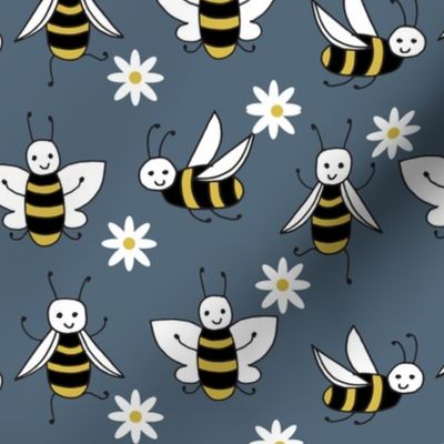 Bees - Payne's Grey by Andrea Lauren