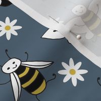 Bees - Payne's Grey by Andrea Lauren