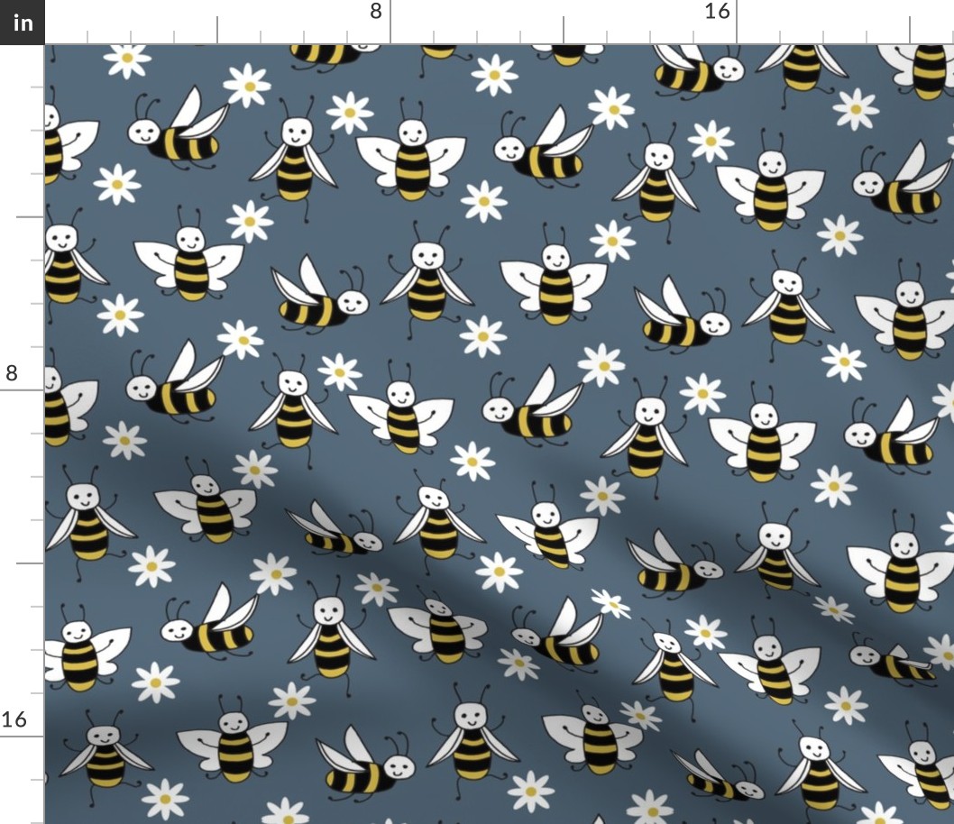 Bees - Payne's Grey by Andrea Lauren