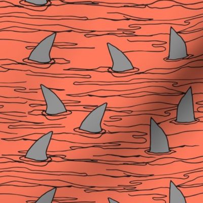 shark fin // shark fins sharks shark fabric ocean kids boys room kids fabric by andrea lauren