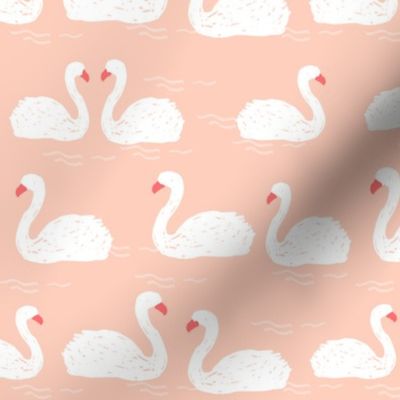 swans // swan swans birds bird elegant beautiful pink pastel girls sweet swans