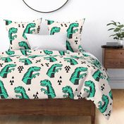 dinosaurs // dino kids boys nursery prehistoric jurassic giant print