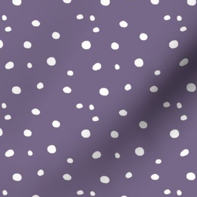 Rustic Organic Dot - Purple