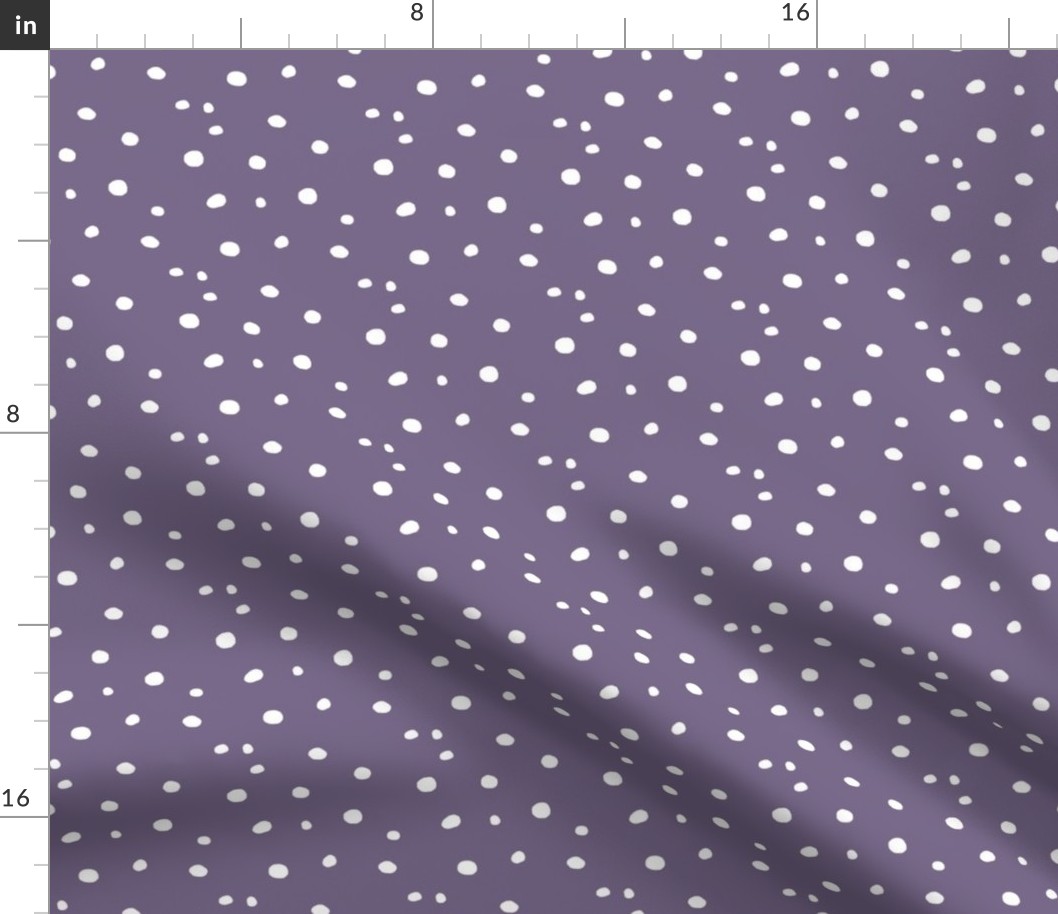 Rustic Organic Dot - Purple