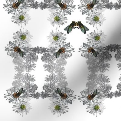 spoonflower__bees_on_flowers