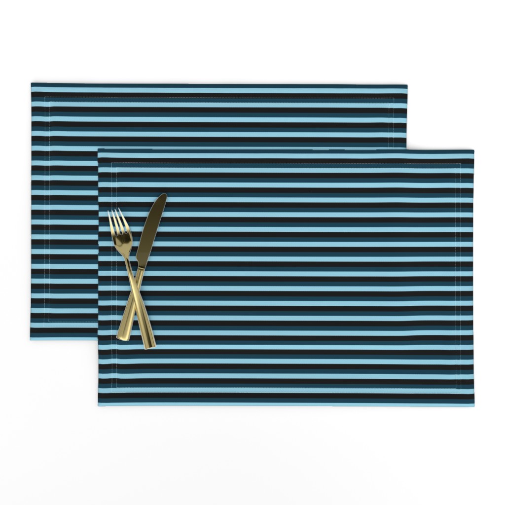 Bankers blues, quarter inch stripes by Su_G