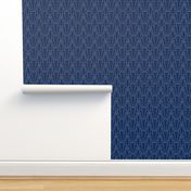 Navy and White Deco - Small