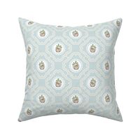 Wind Flower damask Blue