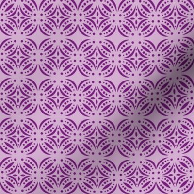 Moroccan Tile Purple