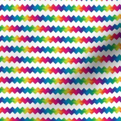 small rainbow ric-rac on white