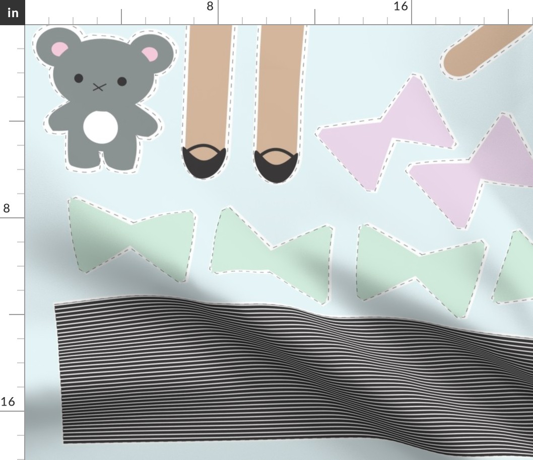 Pearl - Doll Fabric